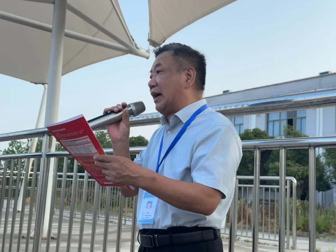 常務(wù)副校長(zhǎng)吳金橋同志第一次升國(guó)旗儀式上的主旨講話(圖1)